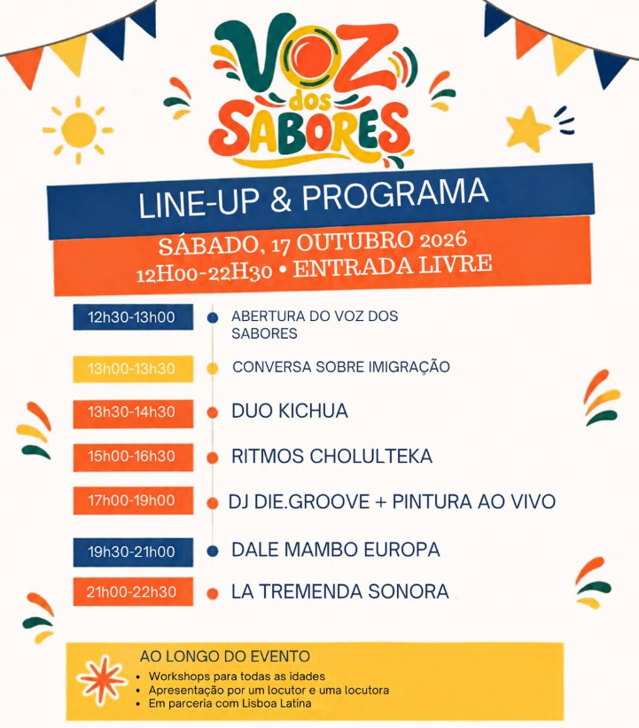 Voz dos Sabores — Festival Gastronómico & Cultural na Voz do Operário (Lisboa)