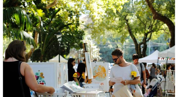 Mercado Crafts & Design no Jardim da Estrela
